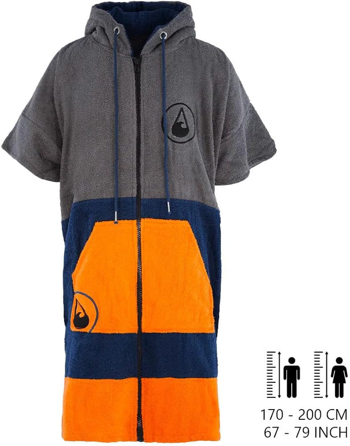 WAVE HAWAII Reissverschluss-Poncho Shany