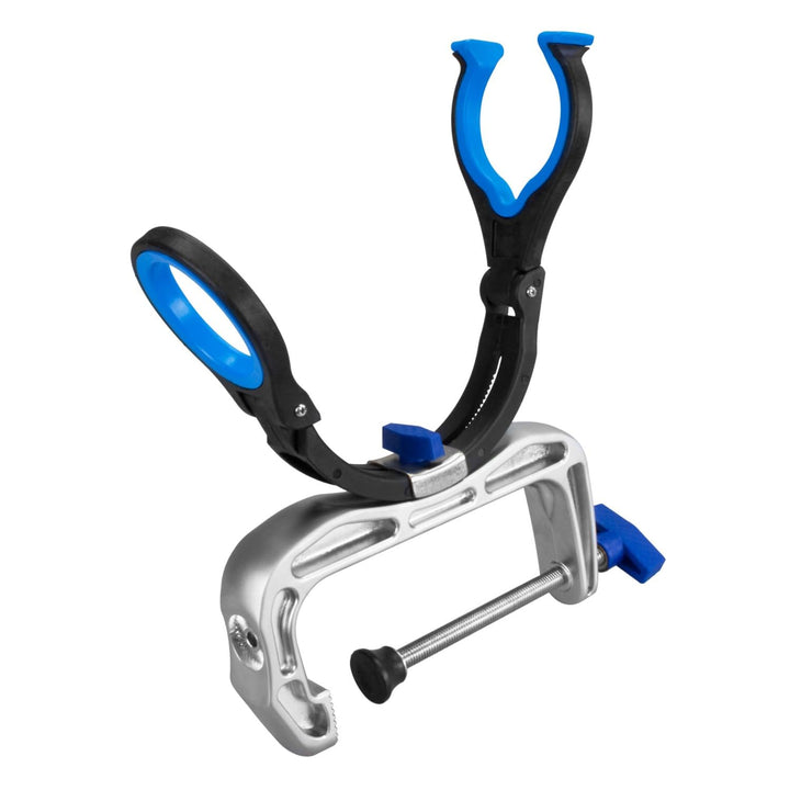 Waterside Bootsrutenhalter X-Wide – 130mm Klemmbreite – Aluminiumzwinge & Robuster Kunststoff – 360°