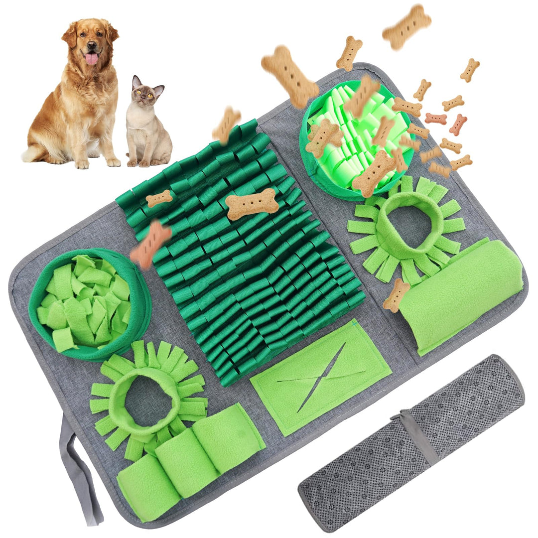 Schnüffelteppich Hund Haustier schnüffelmatte Interaktives Hundespielzeug Bestes Material Extrem hal