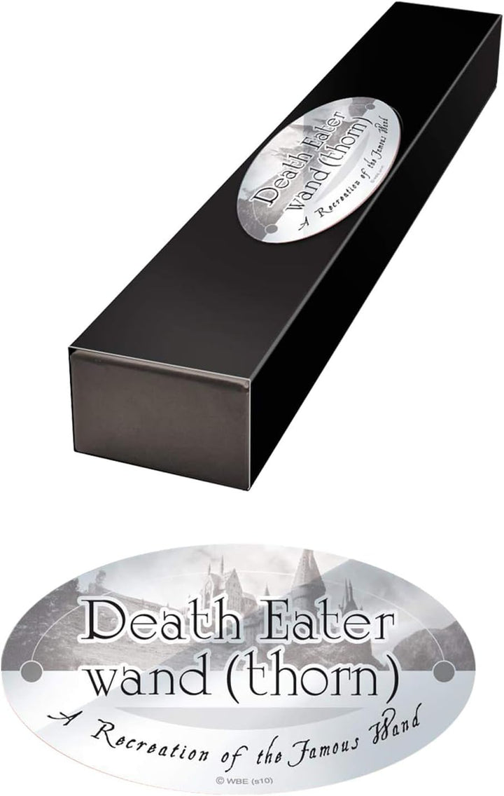 The Noble Collection - Death Eater Thorn Character Wand - 14in (34.5cm) Wizarding World Wand with Na