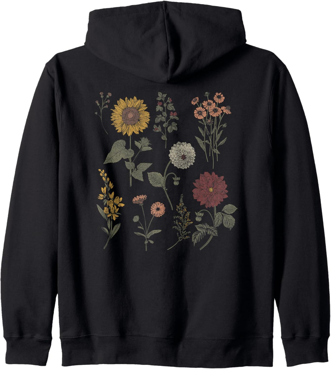 Trendy La Fleur Wildflowers Front & Back Kapuzenjacke
