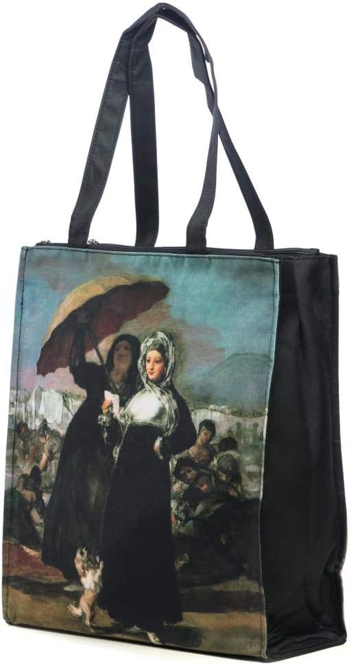 LUCKYWEATHER Shopper Einkaufstasche Twin Double Bag Damen Motiv Goya WOMAN READING A LETTER I Shoppi