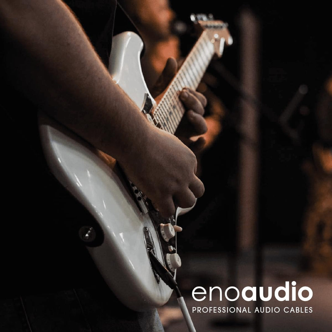enoaudio Mogami 2524 Instrument Kabel | Neutrik Gold Silent Switch 6,3mm TS klinke - 6,3mm TS klinke