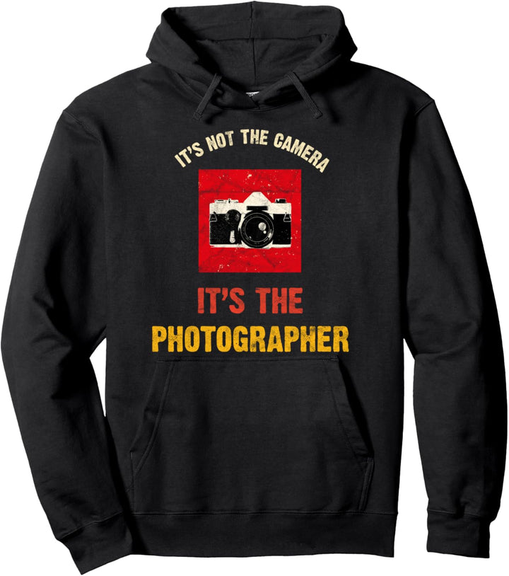 Vintage Photographer DSLR Kamera Lens Shutterbug Analog Film Pullover Hoodie