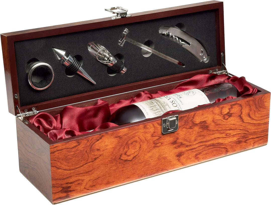 BRUBAKER Geschenkset Weinset mit 1 Flasche Rosewein Jahrgang 2016 Los Vascos Rosé Cabernet Sauvignon