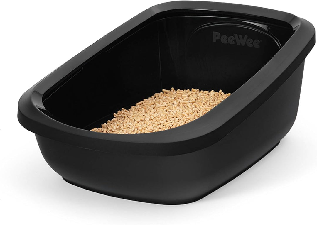 PeeWee EcoGranda - Katzentoilette - Starter-Paket Schwarz, Schwarz