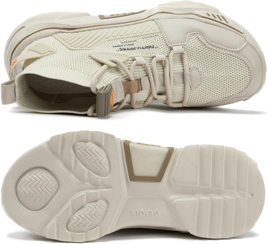 FUSHITON Herren Sportschuhe Turnschuhe Gym Leicht Hohe Schuhe Outdoor Fitnessschuhe Freizeitschuhe S
