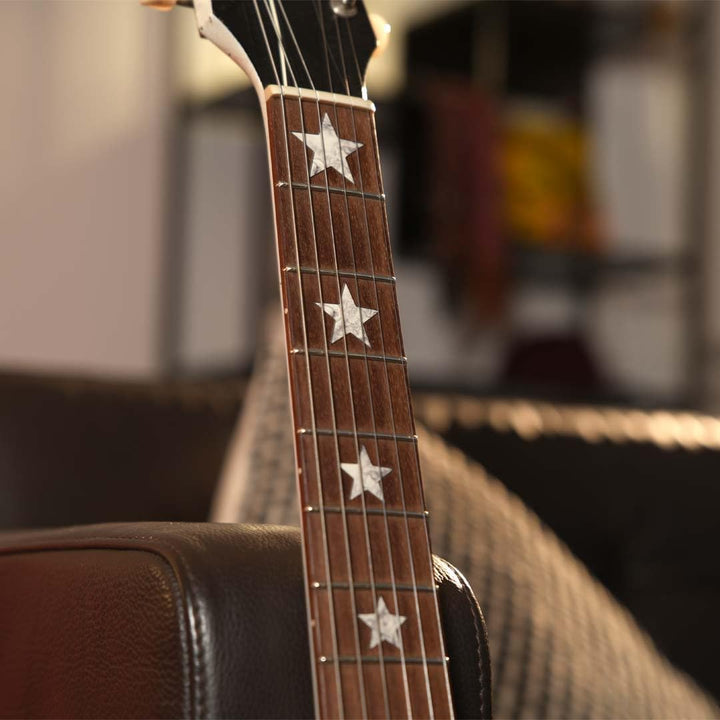 Stars - Smokey Aged Inlay Sticker für Akustik-, E-Gitarren &amp; Bass Griffbretter - Ultradünne Griffbre