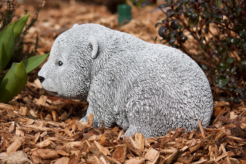 stoneandstyle Steinfigur Bär Bärchen, Frost- und wetterfest bis -30°C, massiver Steinguss