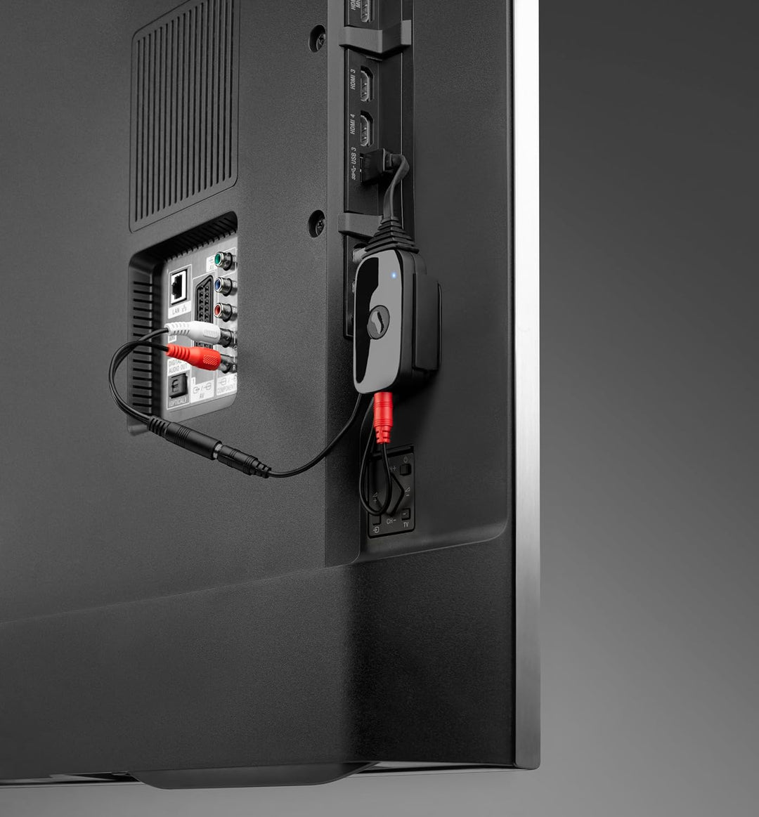 One For All Bluetooth Audio-Sender - Übertragung des Fernsehtons auf Bluetooth-Kopfhörer - USB-Speis