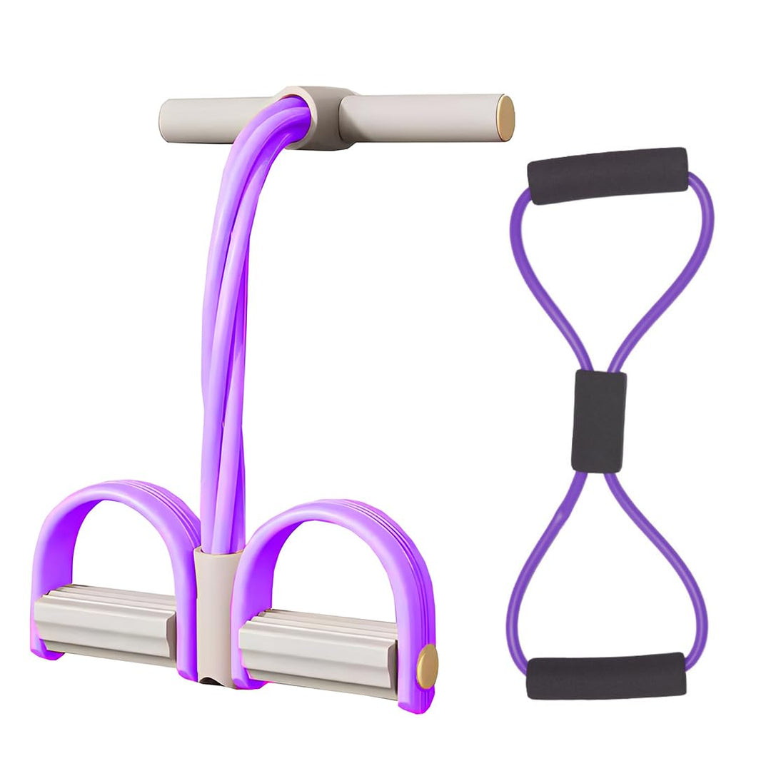 GXGM Bauchtrainer, Pedal Zugseil Körper, Sit-Up Trainingsgeräte Gummi Elastische Zugseil, Bauchtrain