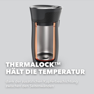 Contigo Thermobecher West Loop Autoseal, Edelstahl Isolierbecher, Reisebecher, Kaffebecher to Go, au