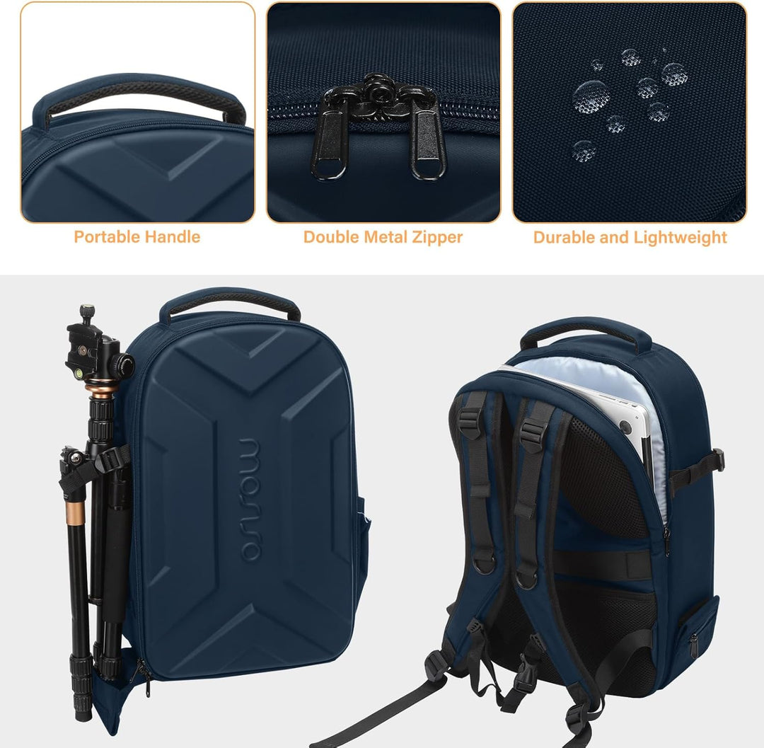 MOSISO Kamera Rucksack, DSLR/SLR/Spiegellos Photographie Kameratasche Wasserdicht Künstlerisch Geome
