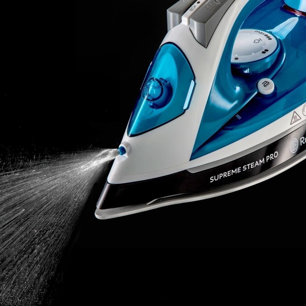 Russell Hobbs 23971-56 Dampfbügeleisen Supreme Steam Pro, 2600 Watt, Keramik-Bügelsohle, Extra-Dampf