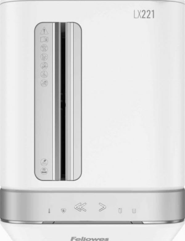 Fellowes Aktenvernichter 20 Blatt High Security (P5), Papierschredder für Büro, Powershred LX221, Mi