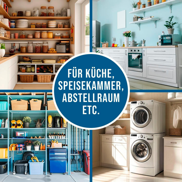 EASYmaxx Pfandflaschen Sammelbehälter 100 l, mit 2 x Flaschentasche | Flaschen Aufbewahrung für Altg