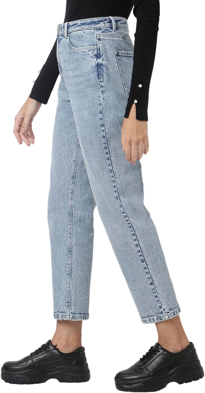 VERO MODA Damen Hose 27W / 32L Light Blue Denim, 27W / 32L Light Blue Denim