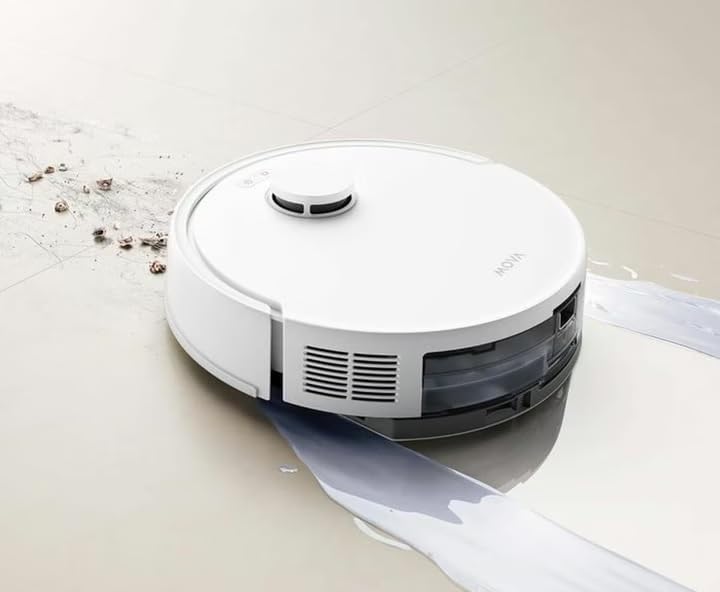 Mova E20 Saugroboter mit Wischfunktion 2-in-1 mit LDS, 5.000Pa Saugleistung, kompaktes Design, E20