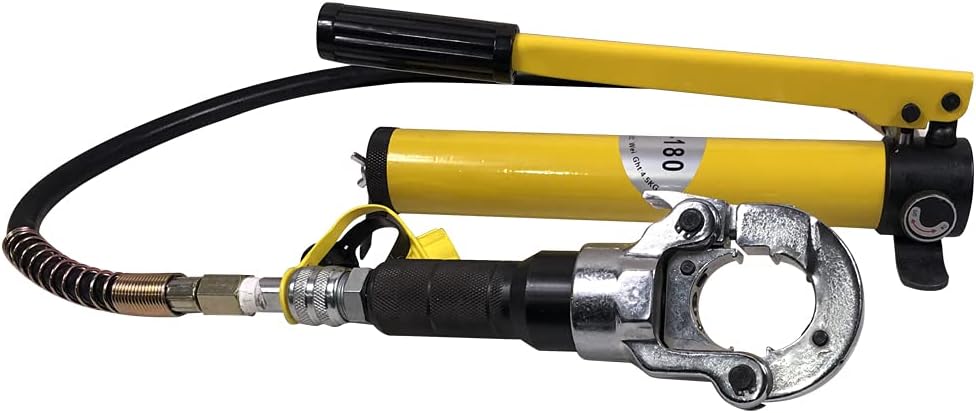 Hydraulische Presszangen 6T - 360° drehbarer Kopf - Kupferrohr Crimpwerkzeug mit 9 Matrizen - Leicht