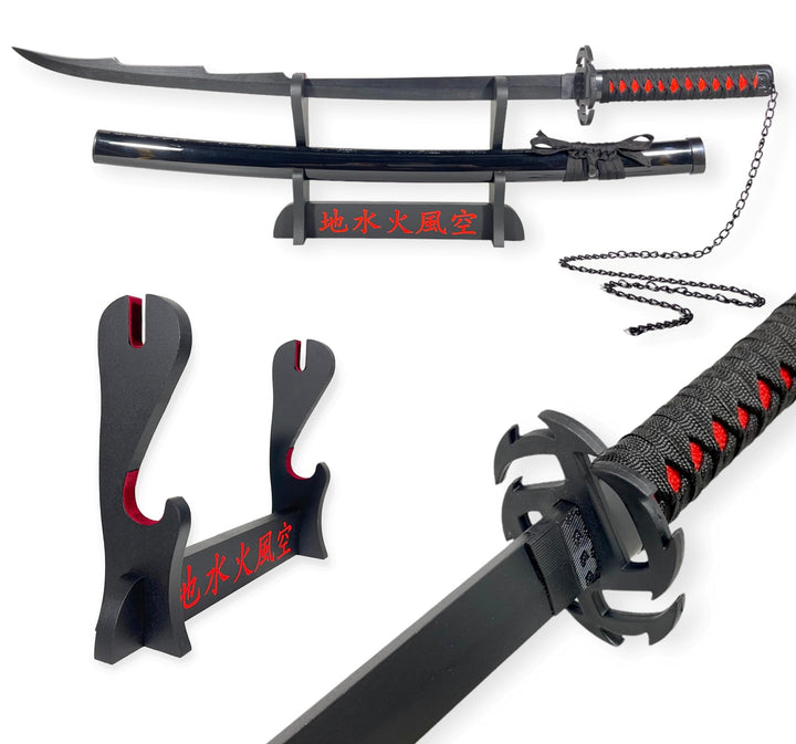 FEENOMENN Bleach - Ichigo Nachbildung Katana Holzklinge - Bankai Evolution