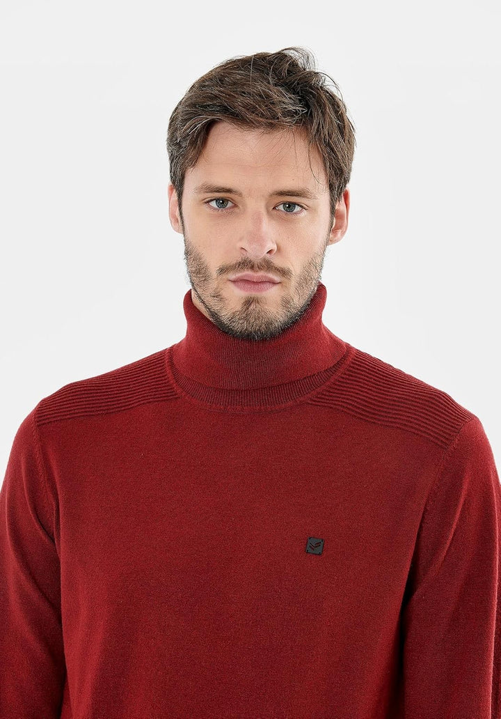 Kaporal Herren Arian Pullover, Weinrot, Small