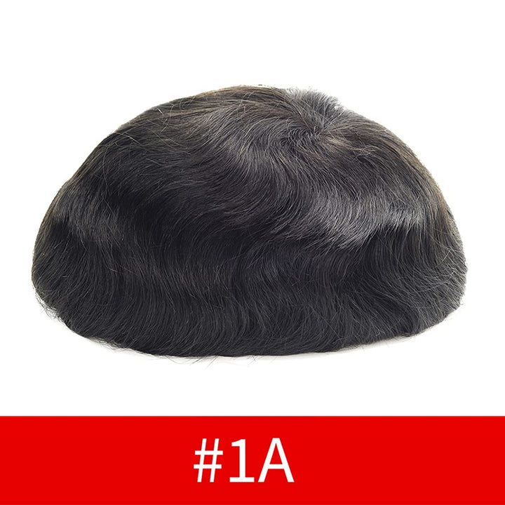 Lordhair Perücke Männer,Realität Toupet,0,06 mm Alle V-Looped Dünnes,Haarfreestyle,Natürlich eng anl