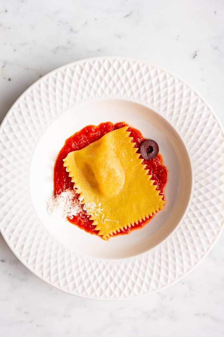 La Gondola Professioneller Nudelschneider DINO aus Messing, ideal für Ravioli und frische Nudeln