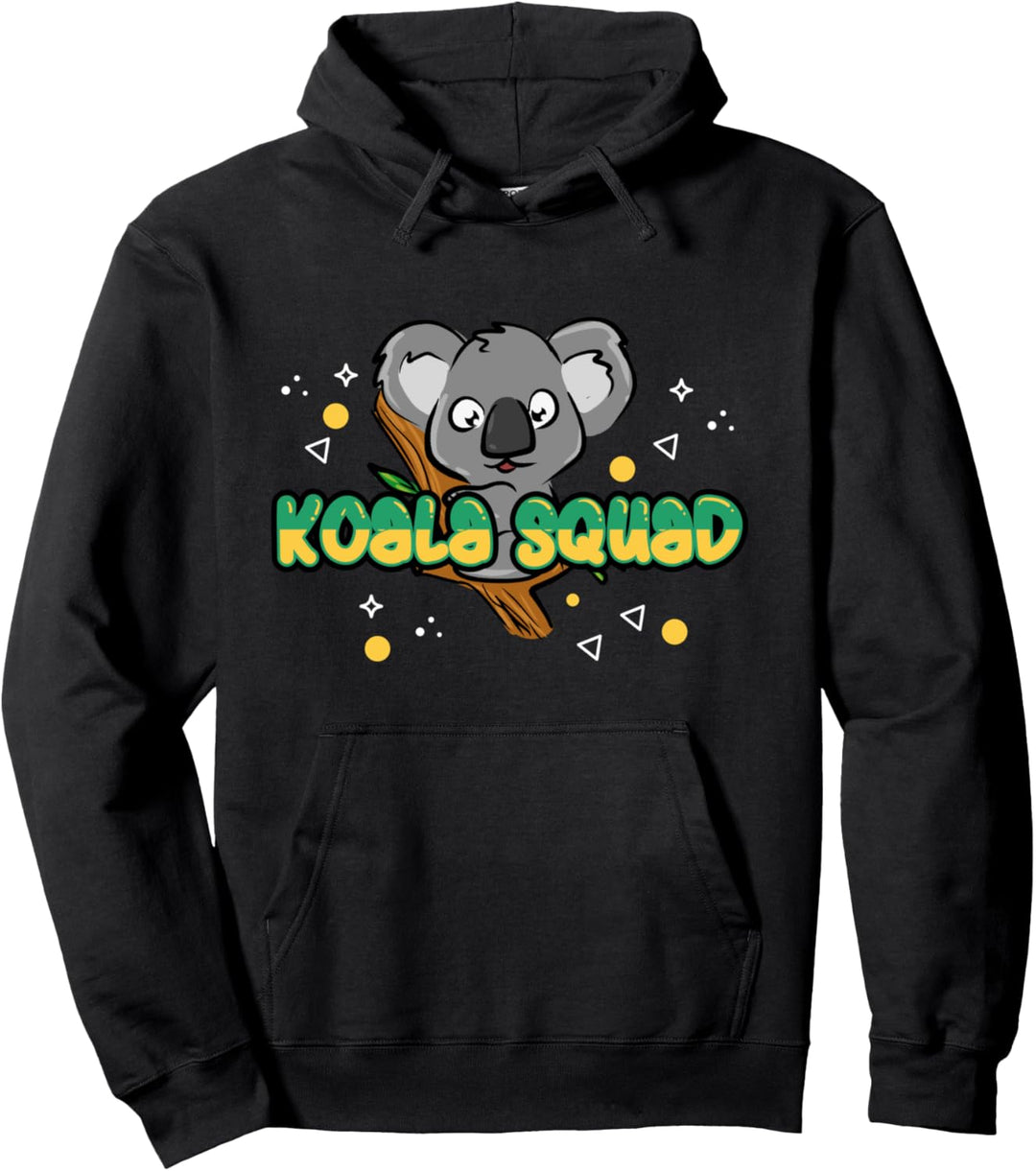 Koala Squad Natur Wildtiere Australischer Koala Pullover Hoodie