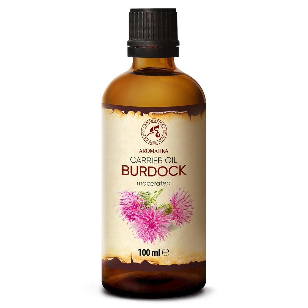 Klettenwurzel Öl 100ml - Rein Klettenwurzelöl - Arctium Lappa Wurzel - Klettenöl - Bestes Kuröl und