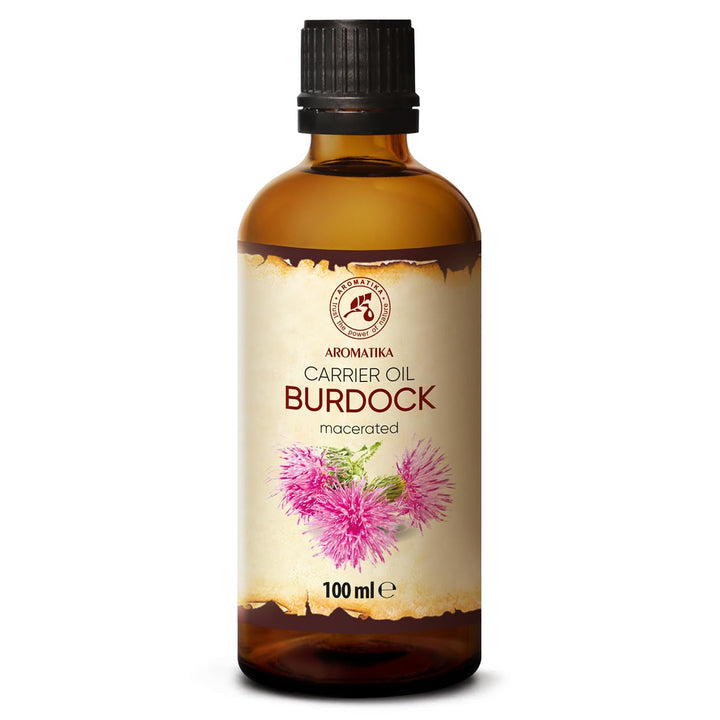 Klettenwurzel Öl 100ml - Rein Klettenwurzelöl - Arctium Lappa Wurzel - Klettenöl - Bestes Kuröl und