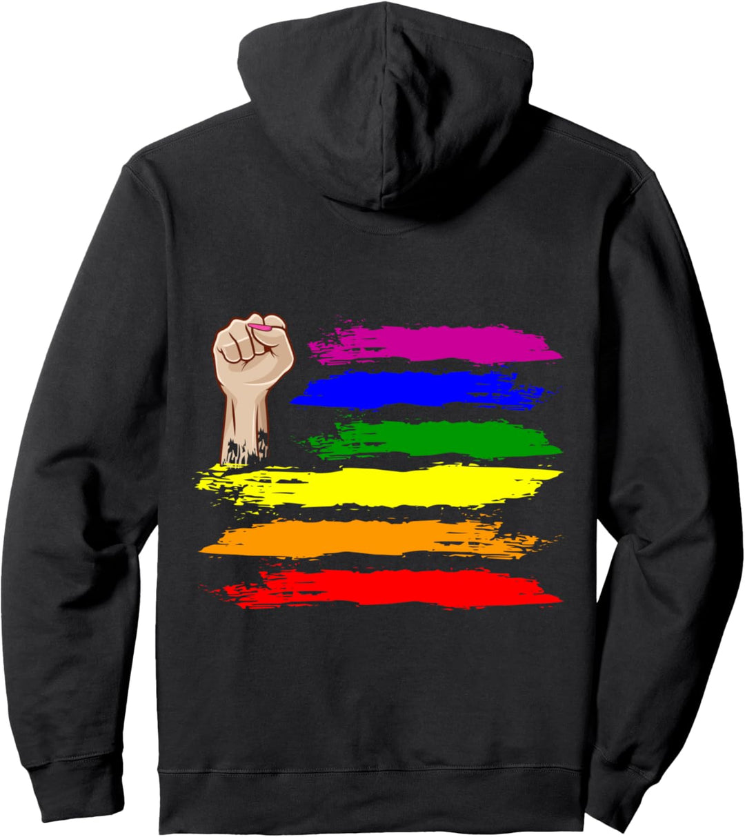 RAINBOW ALLY LGBT Pride Gay Pride Month LGBTQ Flagge Pullover Hoodie