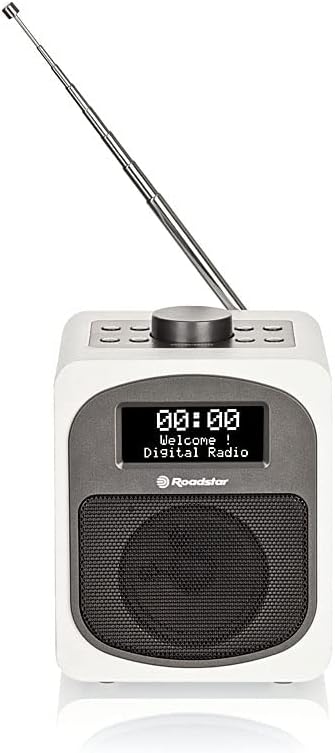 Roadstar HRA-600D+ Digital-Radio mit DAB+ und UKW Tuner (Weckfunktion, Dual-Alarm, Kopfhörer-Anschlu