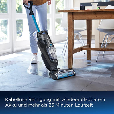 BISSELL CrossWave C6 Cordless | Multiflächen-Bodenreiniger | Teppiche, Fliesen und Holzböden | Zwei-