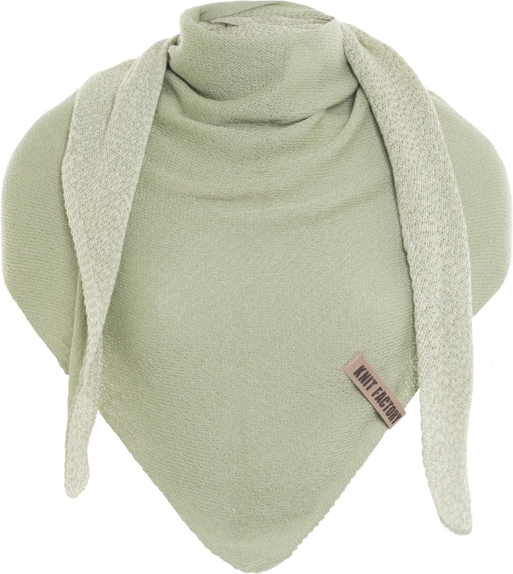 KNIT FACTORY - Ella Dreieckstuch - Dreieckstuch Damen - Fein Gestrickter Damen Schal - Halstücher fü