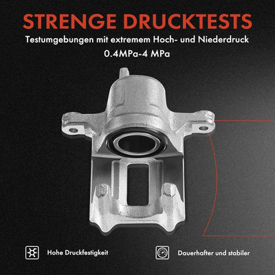 Frankberg 1x Bremssattel Bremszange Hinten Rechts Kompatibel mit Xsara 1997-2005 ZX 1992-1997 206 20