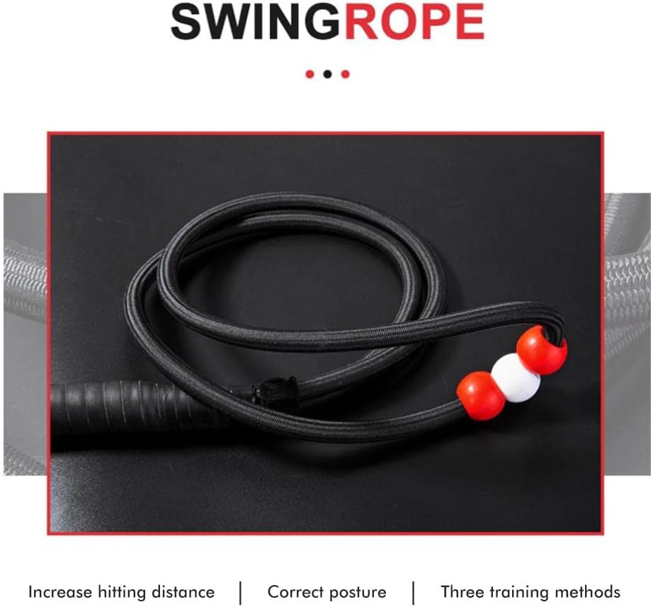 Dapuly Golf Schwung Training Hilfe Seil, Tragbarer Golfschwung-Trainer Training Einstellbare Griff G