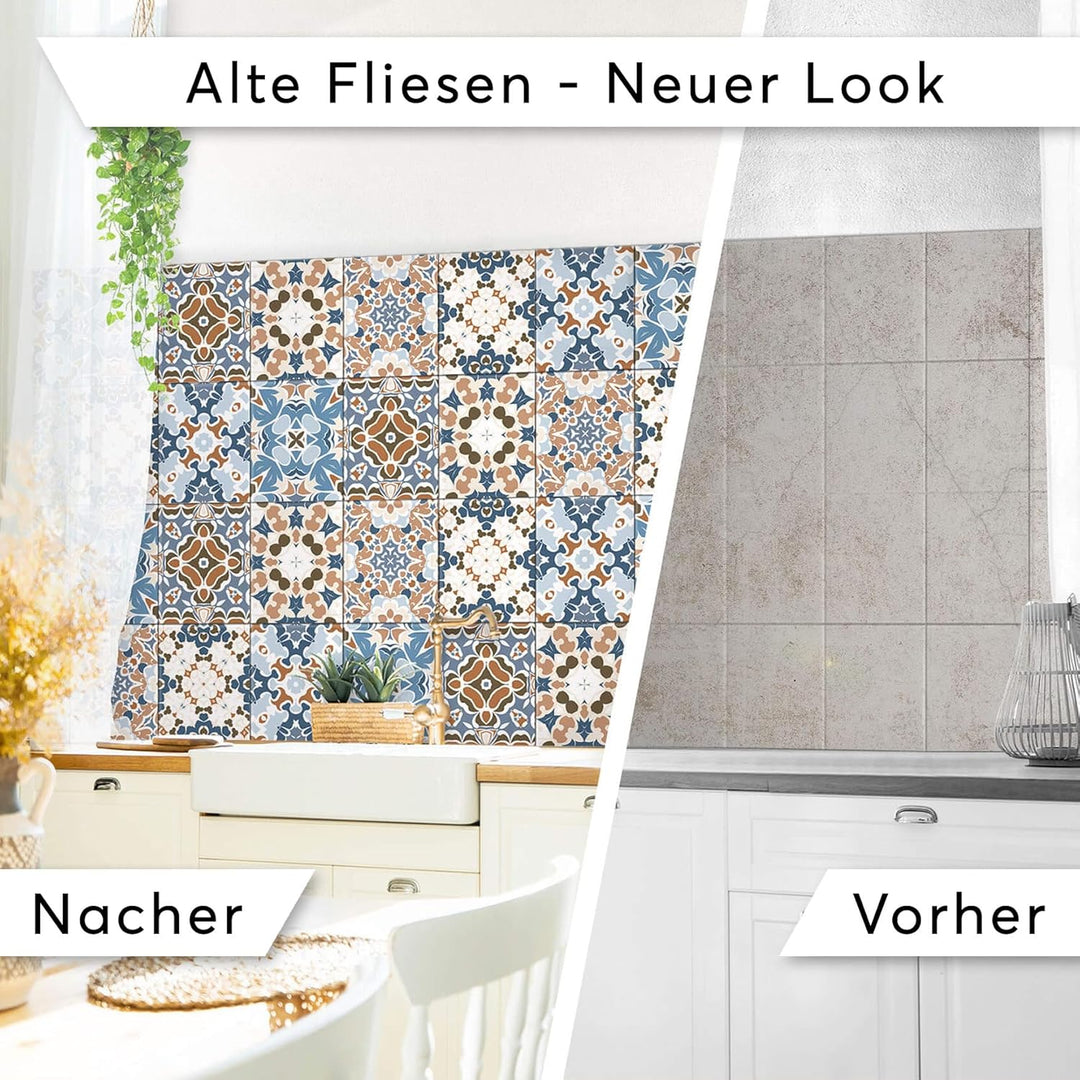 CREATISTO Mosaik Klebefliesen Stickerfliesen Fliesenfolie - Hochwertige Aufkleber Sticker für Fliese