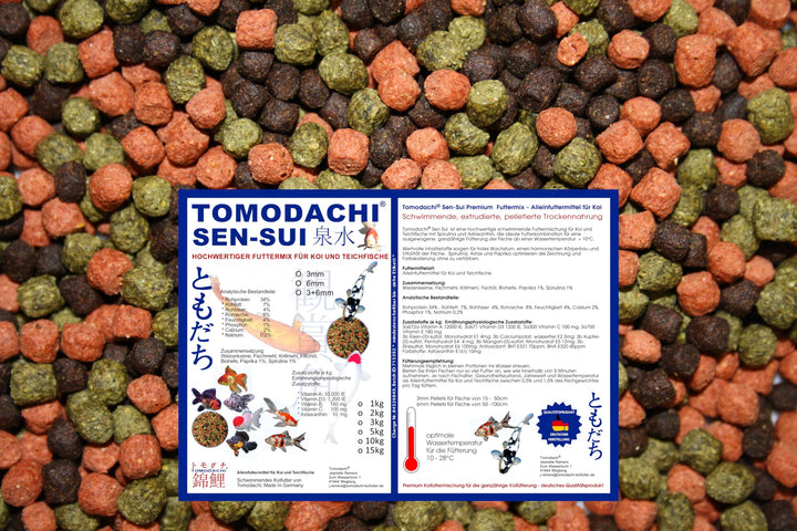 Koifuttermischung, Koifutter, Schwimmfutter, Premium Koimix, Teichfuttermix mit Spirulina, Astax, Pa