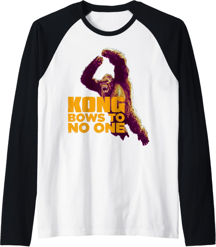 Godzilla vs Kong - Kong Bows To No One Raglan