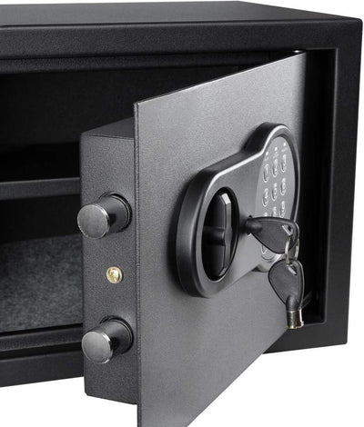 HomeSafe HV50E Safe mit Elektronischem Schloss - Schwarz, 50x35x35cm (HxWxD), 50x35x35cm (HxWxD)