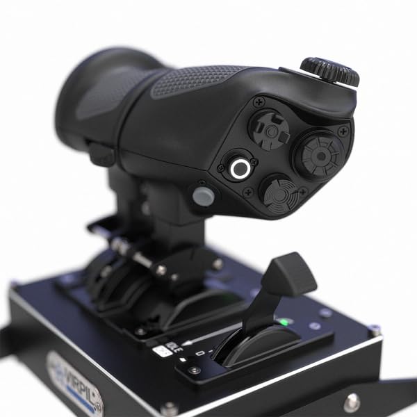 VIRPIL Controls - AEROMAX Cadet HOTAS Bundle (Premium Joystick & Gashebel Set für PC Flugsimulation,
