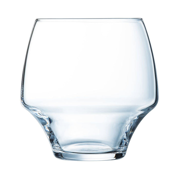 Chef & Sommelier UI033  Open Up Becher, niedrige Form, aus Kwarx, transparent, 38 cl, 6 Stück 9.5 x