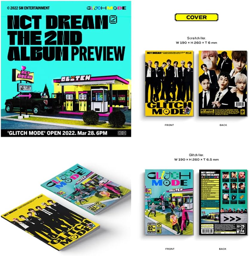 DREAMUS NCT Dream – Glitch Mode the 2nd Fotoalbum Version (B ver), Gold, (SMK1376), B ver