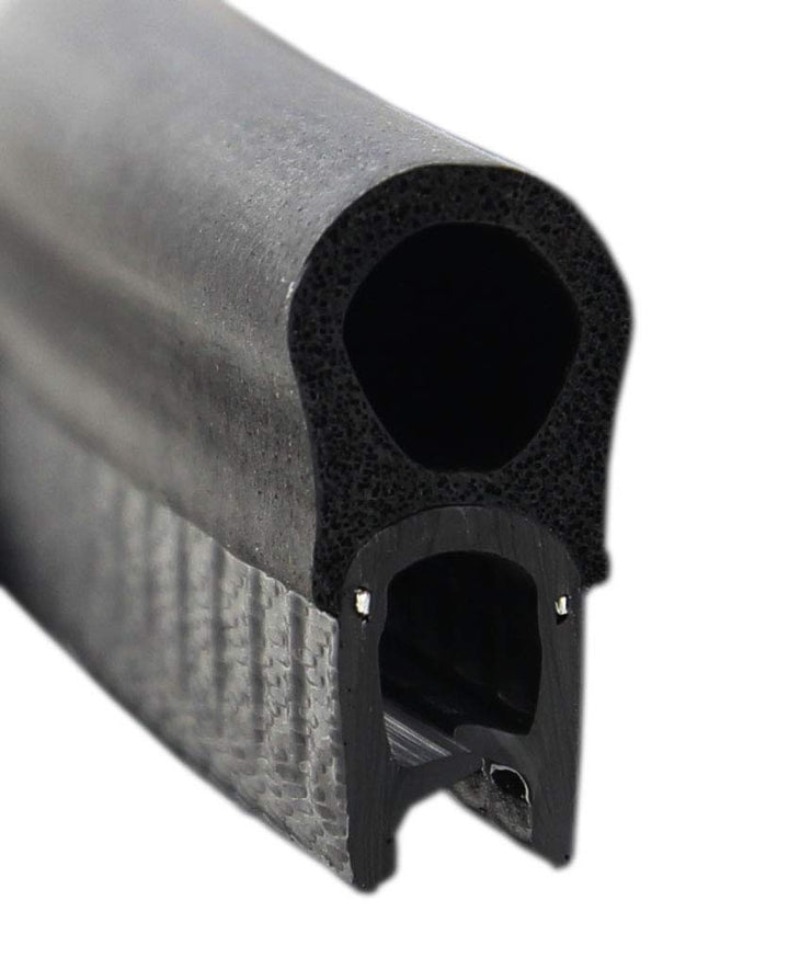 DO7 Dichtungsprofil von SMI-Kantenschutzprofi - Klemmprofil aus Weich-PVC - Klemmbereich 1-4 mm - Di