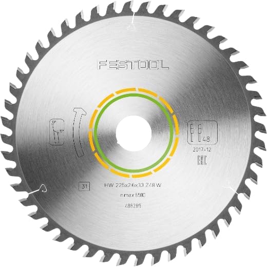 Festool Kreissägeblatt HW 225x2,6x30 W48 WOOD FINE CUT 225 mm, 225 mm