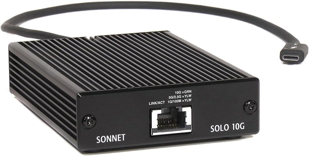 SoNNeT Solo 10 G Thunderbolt 3 Auf Ethernet Adapter 10 Gbase,Schwarz