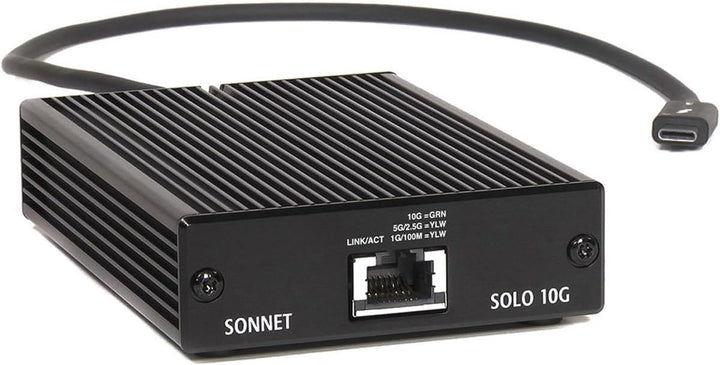SoNNeT Solo 10 G Thunderbolt 3 Auf Ethernet Adapter 10 Gbase,Schwarz