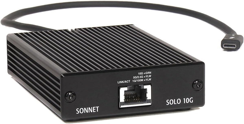 SoNNeT Solo 10 G Thunderbolt 3 Auf Ethernet Adapter 10 Gbase,Schwarz