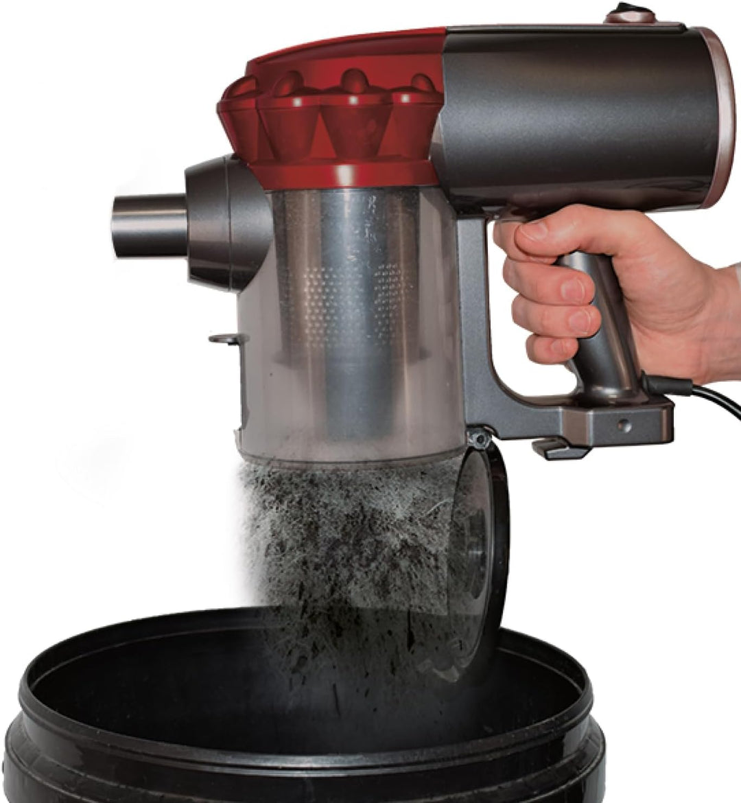 Mauk® Zyklon Staubsauger MZS 600W beutellos | Hand- &amp; Bodensauger mit HEPA Filter, Teleskoprohr, Zub