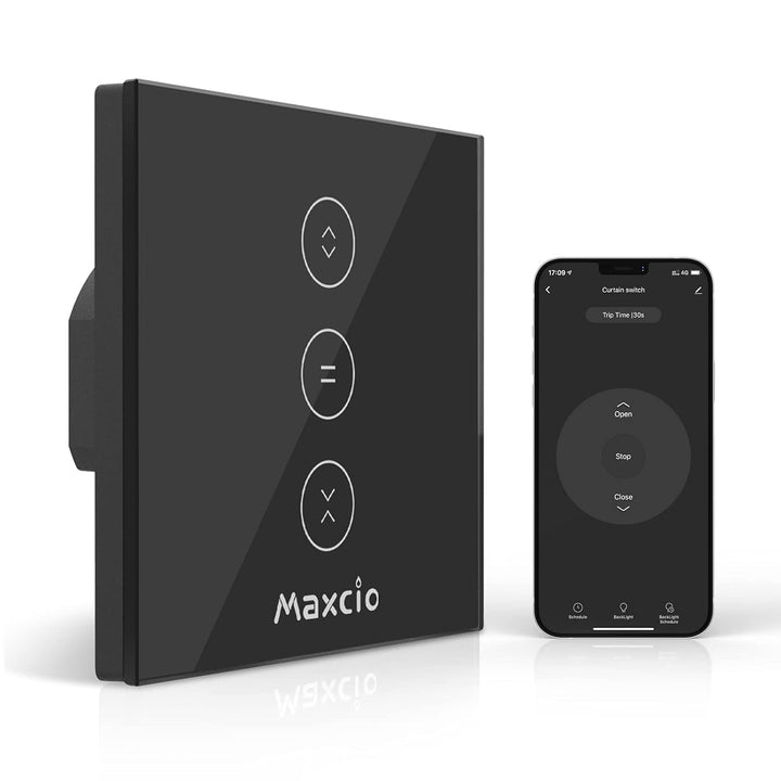 Maxcio Wlan Rolladenschalter, Rolladen Zeitschaltuhr Kompatibel mit Alexa & Google Home, Smart home